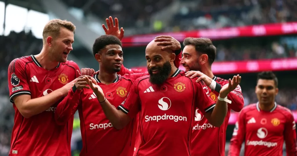 Manchester United players at AFCON