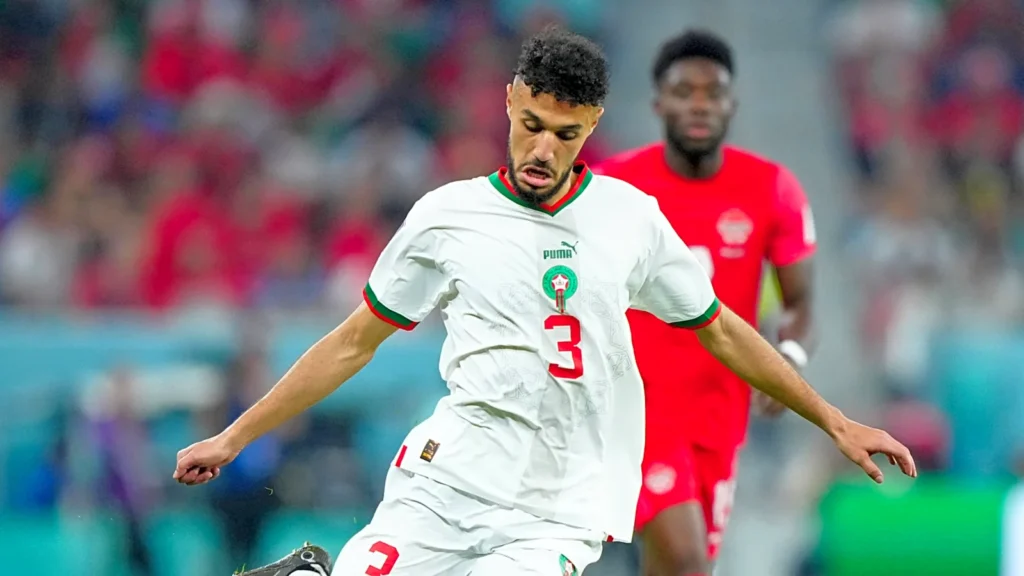 Noussair Mazraoui AFCON semifinals